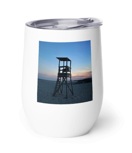 Washashores 12oz Wine Tumbler -  Lifeguard Chair