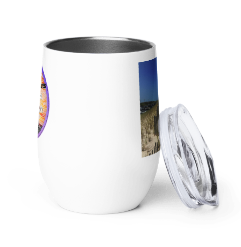 Washashores 12oz Wine Tumbler -  Beach Fence