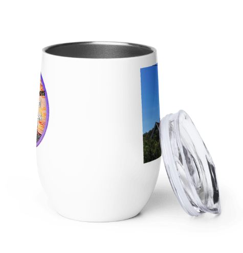 Washashores 12oz Wine Tumbler -  Nauset Lighthouse