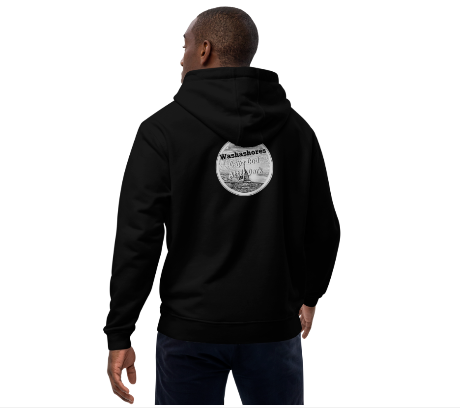 Premium Eco Hoodie | Wordmark on the Front and B&W Logo Back