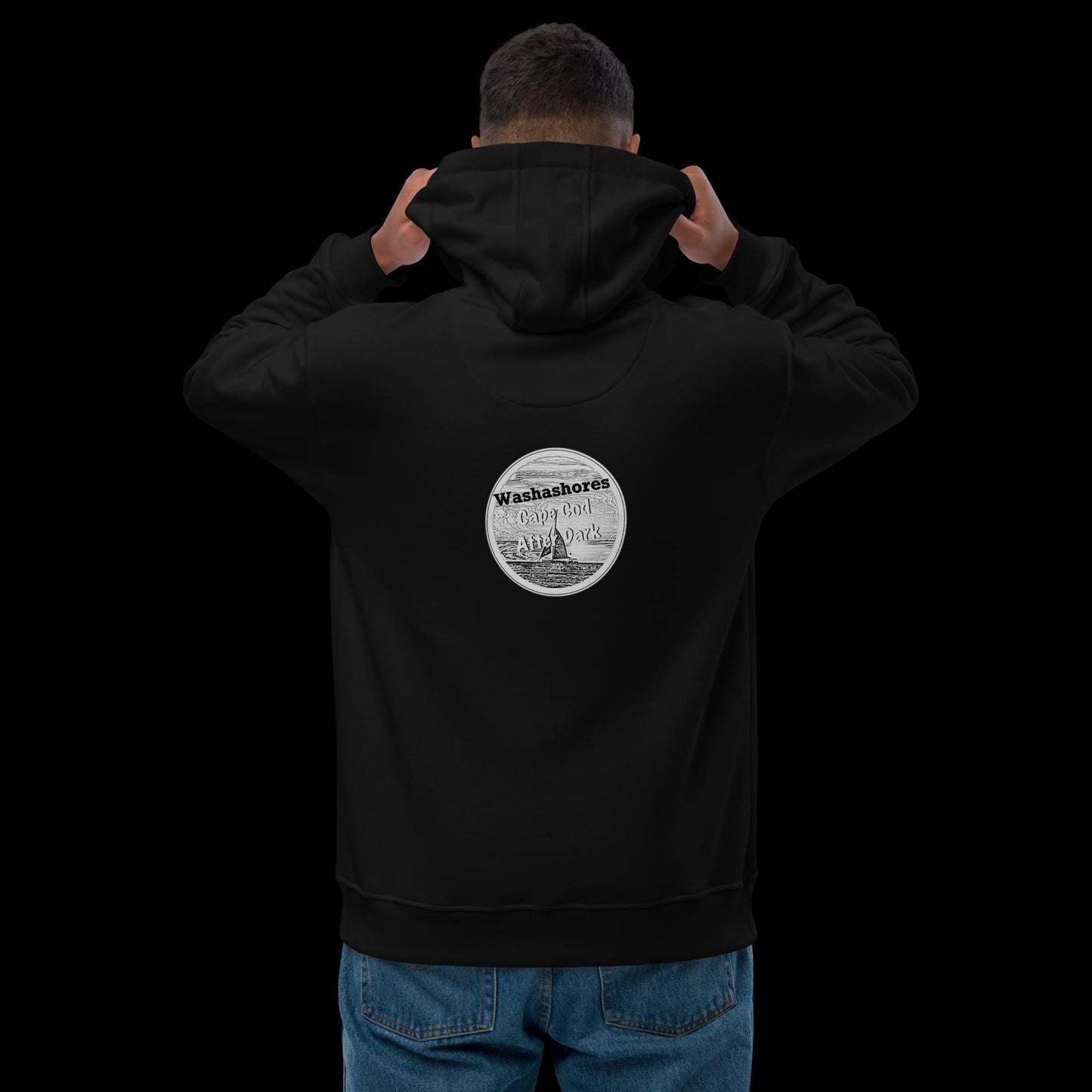 Premium Eco Hoodie | Wordmark on the Front and B&W Logo Back