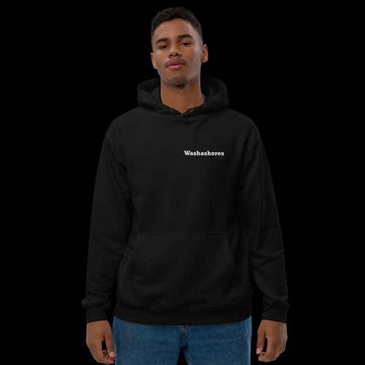 Premium Eco Hoodie | Wordmark on the Front and B&W Logo Back