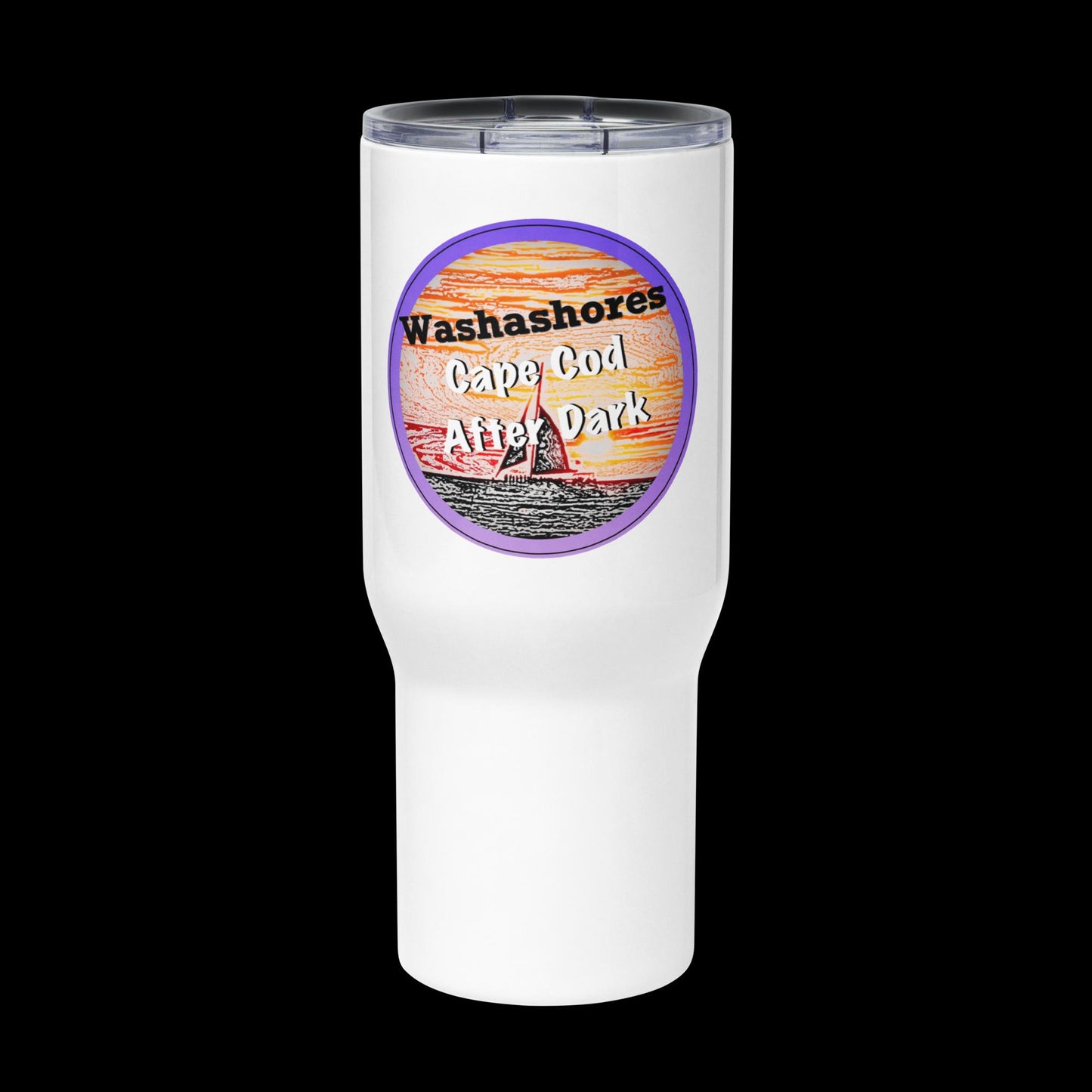 Big Travel Mug with Washashores Logo