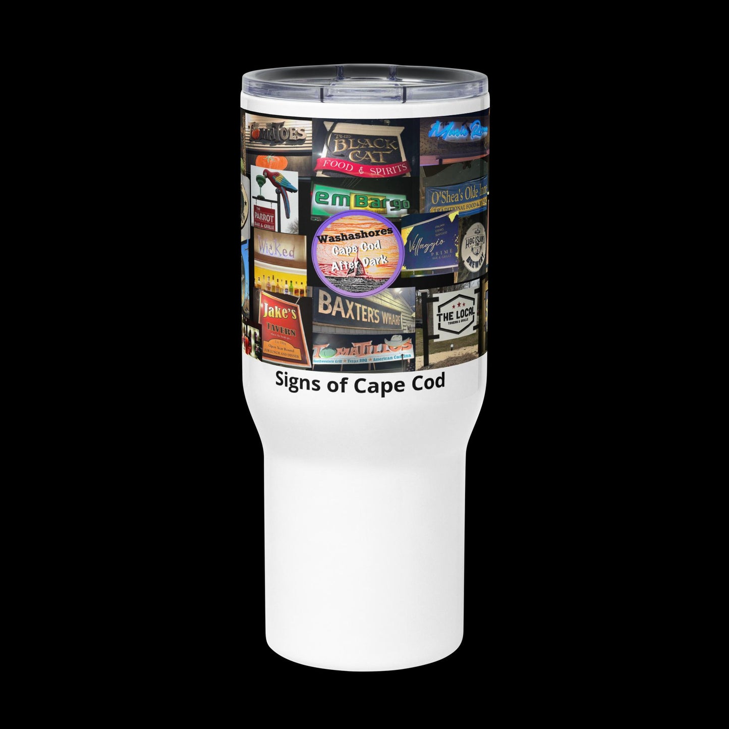 Big Travel Mug--Signs of Cape Cod