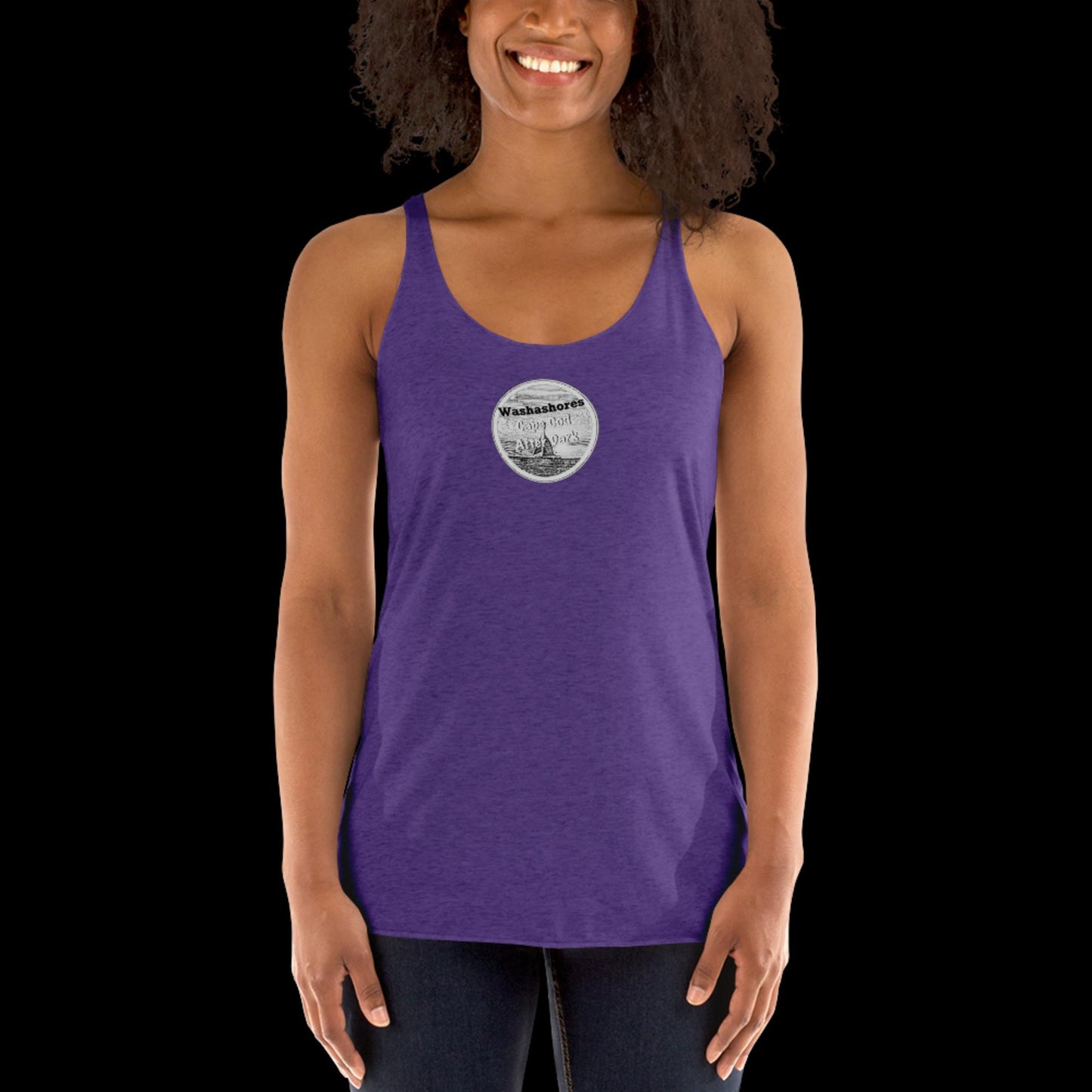 Women's Racerback Tank | B&W Logo