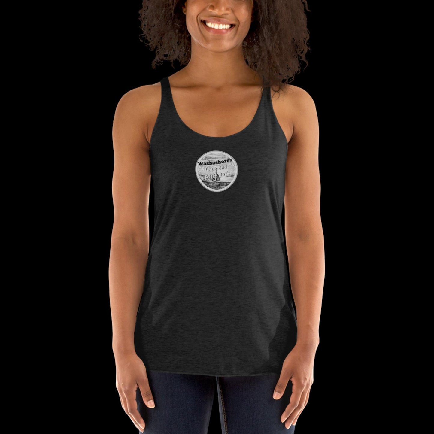 Women's Racerback Tank | B&W Logo