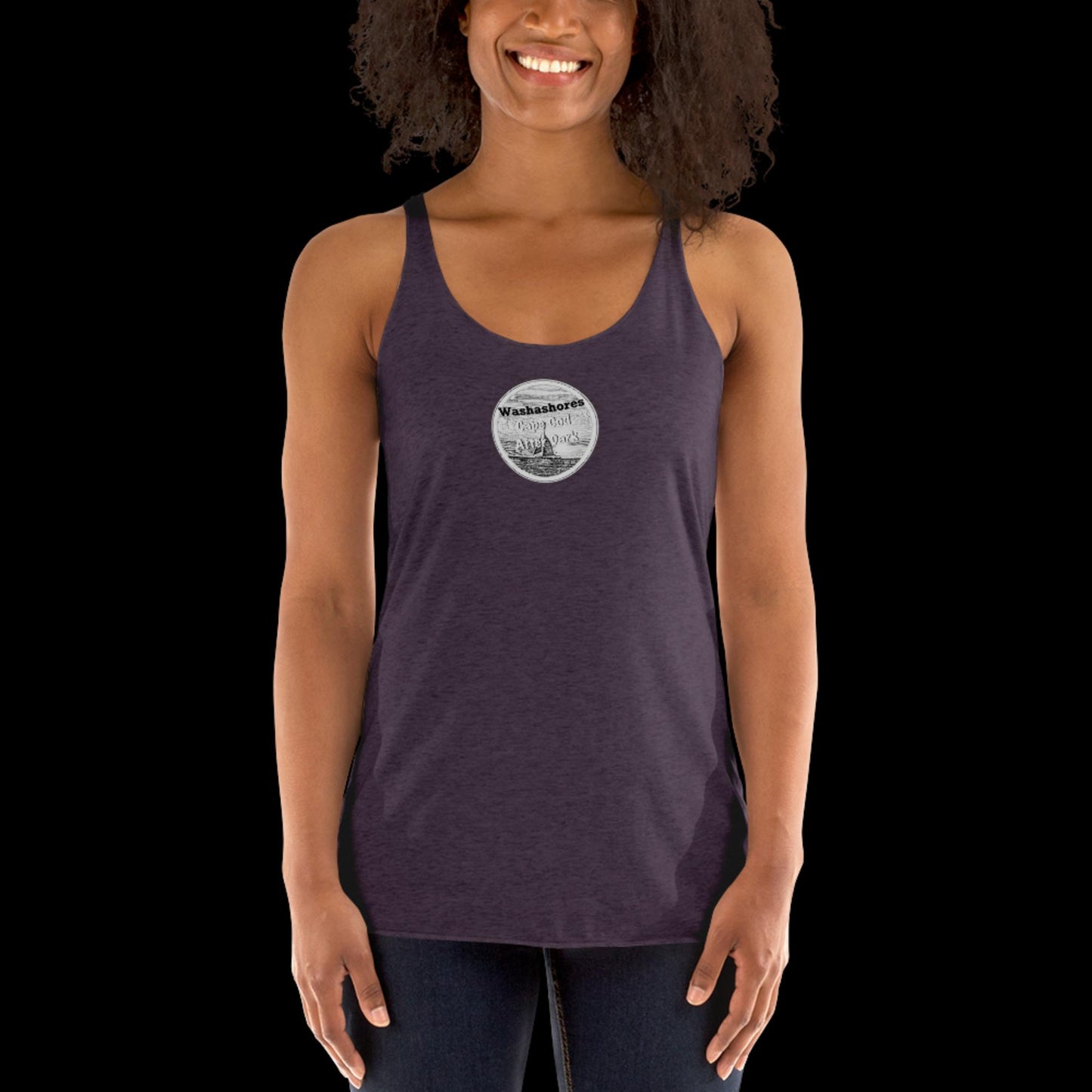 Women's Racerback Tank | B&W Logo